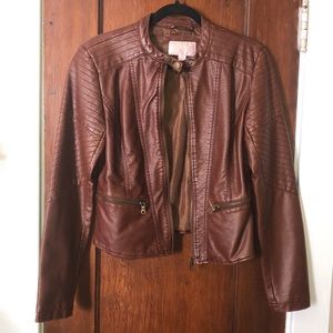 Leather jacket